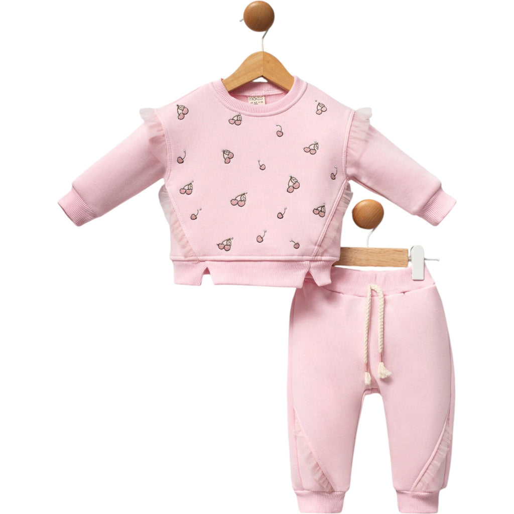 MOES KİRAZLI TAKIM 6 Ay,9 Ay,12 Ay,18 Ay Kız
